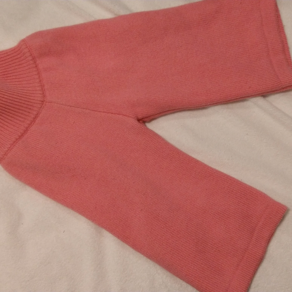 Sloomb pink wool knit medium longies serves as pants and diape…